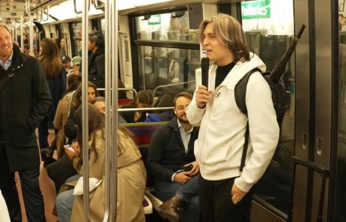 un comedy club dans le métro