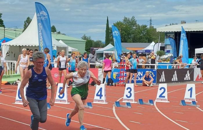 La grand-mère sprinteuse la plus rapide de France à Télématin pour une séance d’entraînement