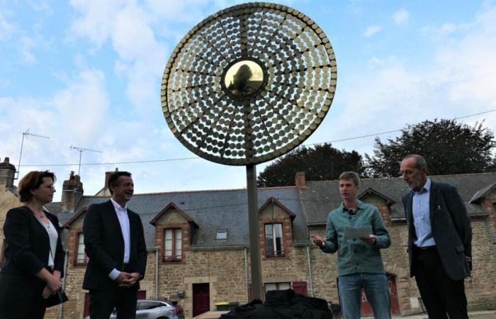 Pourquoi cette sculpture géante au pied des remparts ?