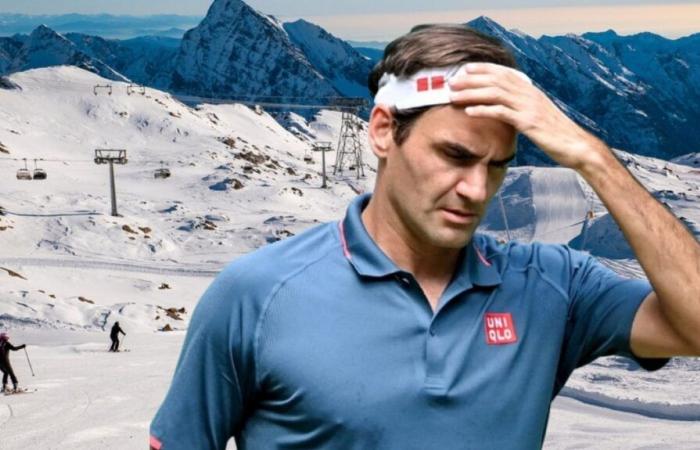 Roger Federer a eu un accident de ski à Crans-Montana