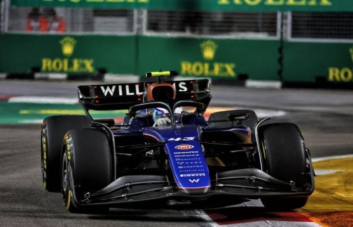 Formule 1 | Williams F1 « améliore ses performances » à Singapour