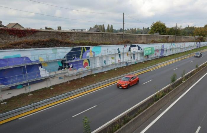 VIDÉO. La fresque du périphérique de Charleville est-elle la plus longue de France ?