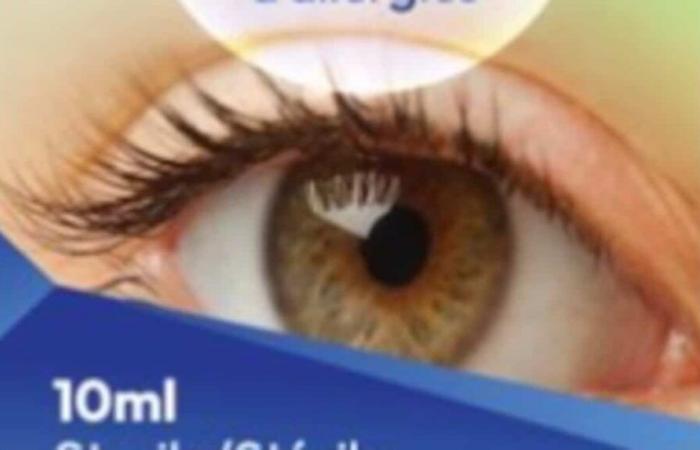 Rappel de gouttes pour les yeux par Santé Canada