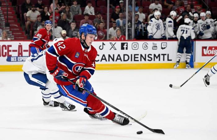 La place de Lane Hutson pratiquement assurée à Montréal