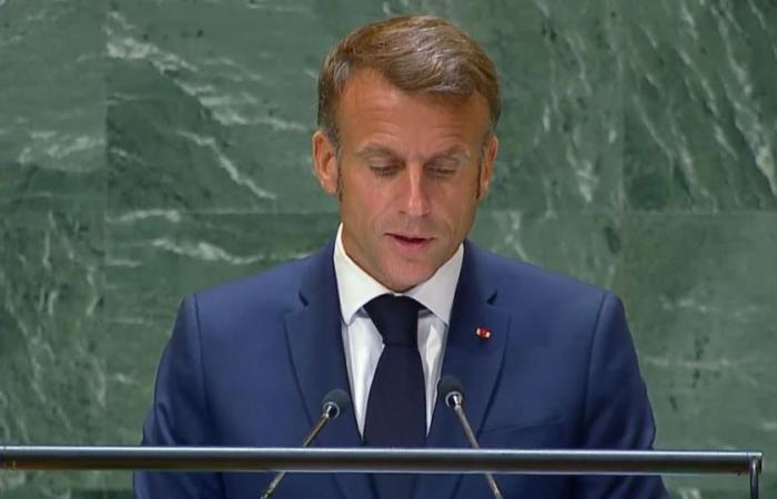 « Il ne peut pas et ne doit pas y avoir de guerre au Liban », a déclaré Emmanuel Macron à l’ONU