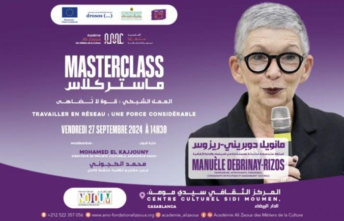 L’Académie Ali Zaoua des Métiers de la Culture organise sa deuxième masterclass