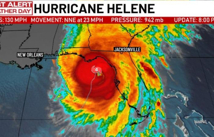 Hélène est sur le point de toucher terre en tant qu’ouragan majeur en Floride