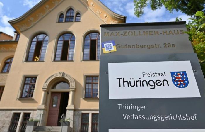 La Cour constitutionnelle de Thuringe fait droit à la demande de la CDU dans le cadre d’un conflit au Parlement du Land