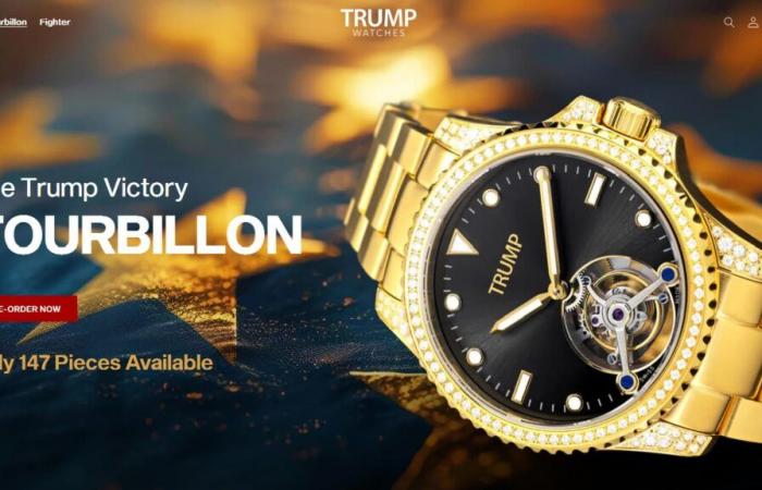 Donald Trump vend une montre en or pour 100 000 $ pour financer sa campagne