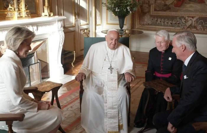 Le roi Philippe et la reine Mathilde ouvrent les portes de leur château au pape François