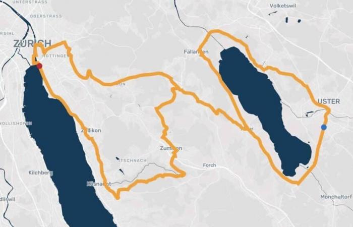 Parcours détaillé de la course sur route Hommes Juniors.