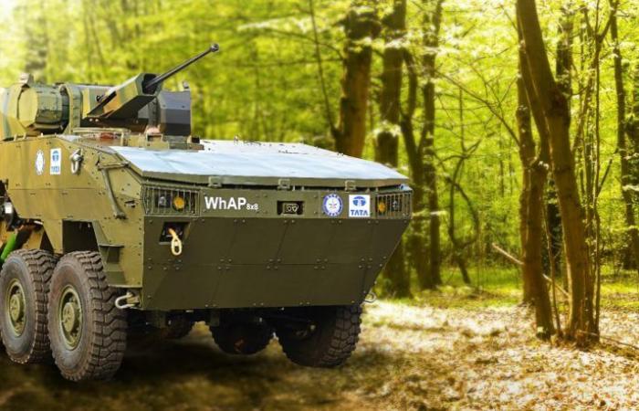 Le Maroc s’associe à Tata pour produire des véhicules de combat terrestre WhAP 8×8