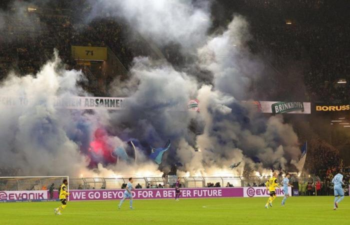 VfL Bochum : Pyrotechnie massive contre le BVB