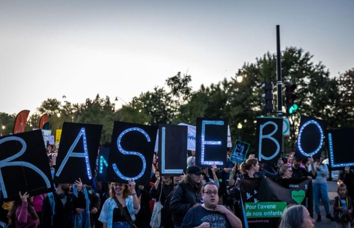 Manifestation climatique | Le « ras-le-bol » du climat dans les rues de Montréal