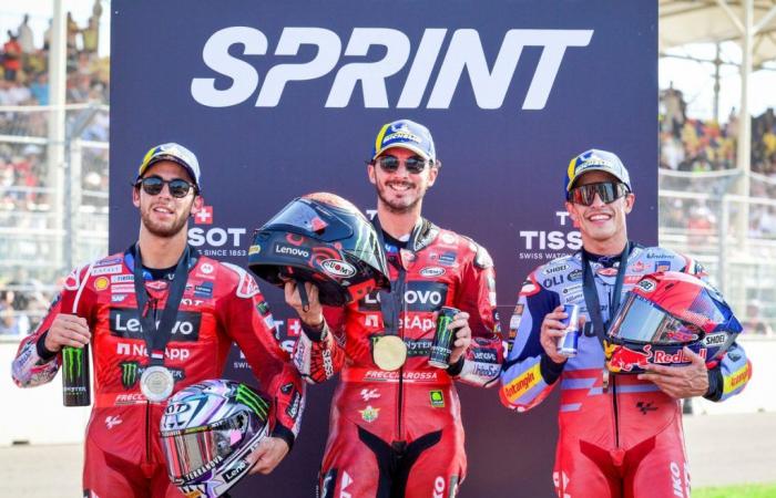 Bagnaia gagne, zéro point pour Martín !