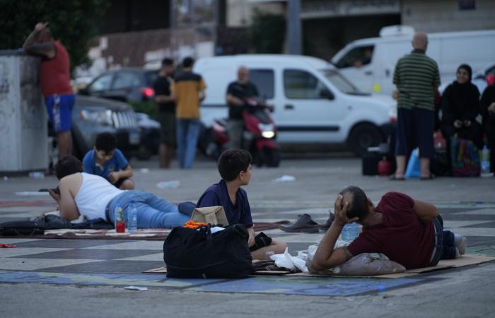 sur les trottoirs de Beyrouth, le grand désarroi des réfugiés des banlieues sud