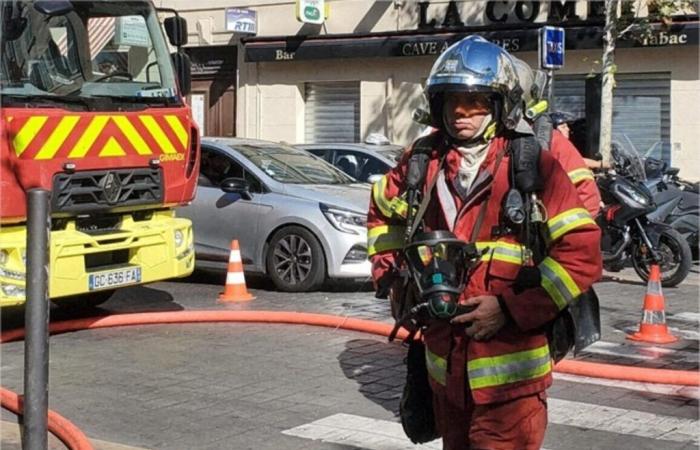 un violent incendie se déclare près du Vieux-Port, les pompiers sur place