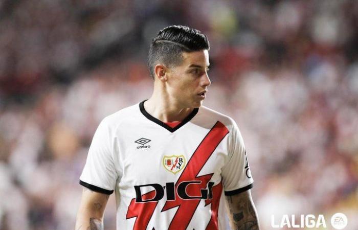 Le manager du Rayo Vallecano parsemé de questions sur James Rodriguez – “J’ai 25 joueurs de plus”