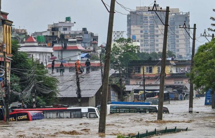 Au Népal, cinquante-neuf morts dans les inondations, quarante-quatre personnes portées disparues