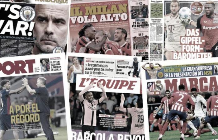 La presse européenne éblouie par Bradley Barcola, Hansi Flick peut battre un beau record avec le Barça