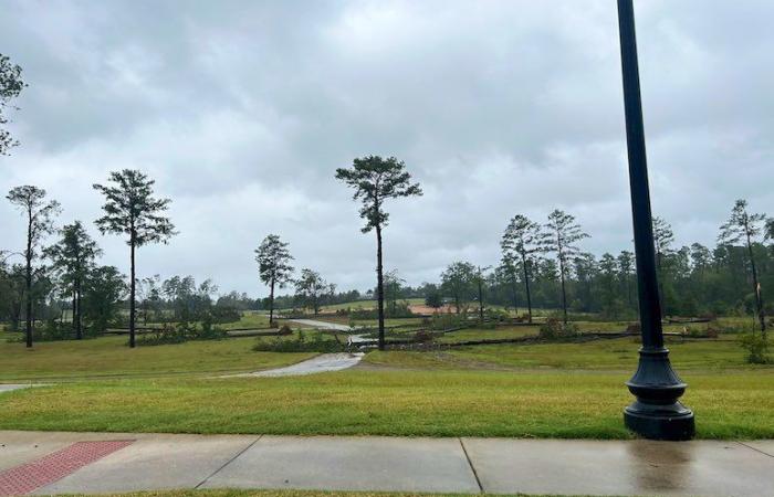 Augusta National gravement touchée par l’ouragan Helene