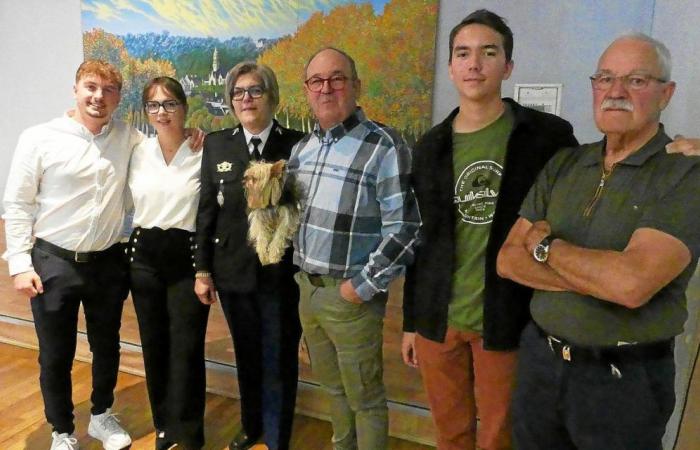 Sandrine Hattingois, oldest active gendarmerie major in Finistère, retires