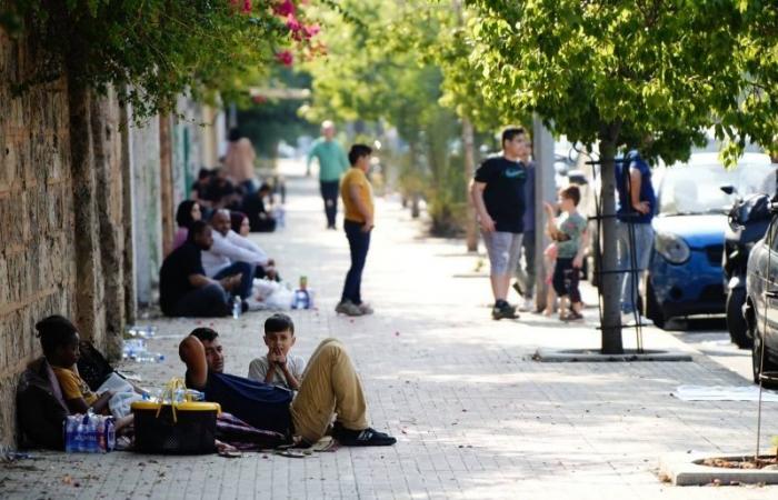 sur les trottoirs de Beyrouth, le grand désarroi des réfugiés des banlieues sud