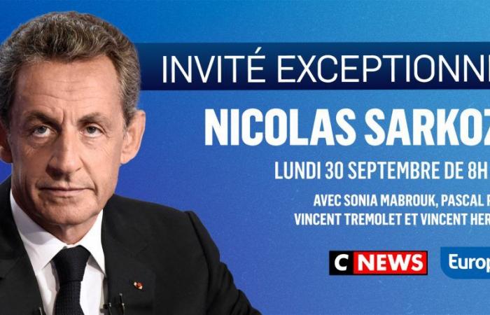 Nicolas Sarkozy sera l’invité exceptionnel d’Europe 1 et de CNews ce lundi 30 septembre