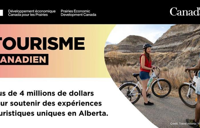 Le ministre Boissonnault annonce des investissements fédéraux pour lancer et élargir les expériences touristiques en Alberta