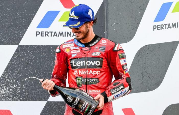 La « course intense » de Bagnaia après un début difficile