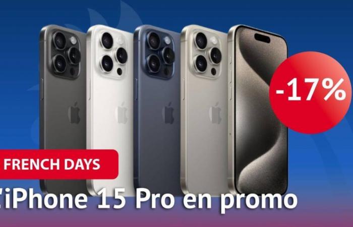 Pendant les French Days, l’iPhone 15 Pro est à -17% et reste l’un des meilleurs choix de smartphone pour ses performances