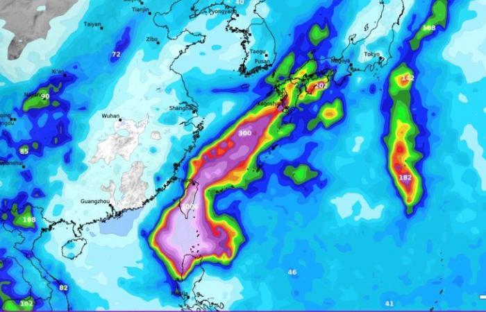 Le typhon Krathon menace l’île de Taiwan (29 septembre 2024)