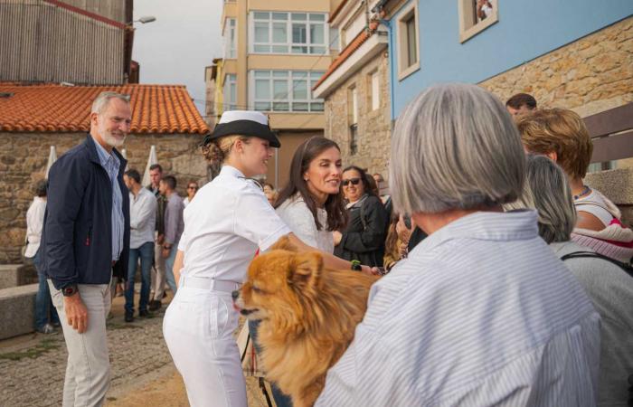 La princesse Leonor en escapade avec ses parents pendant son week-end à l’Académie navale