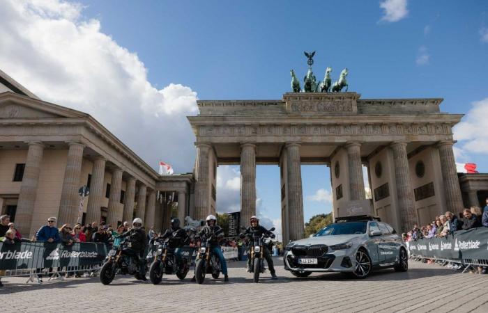 Les patineurs en ligne ouvrent les courses du week-end anniversaire – des motos BMW entièrement électriques également sur la piste.