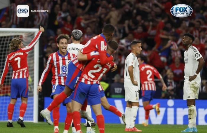 Super match avec un match nul de dernière minute ! L’Atlético a arraché la victoire au Real Madrid avec un but angoissant (VIDEO)