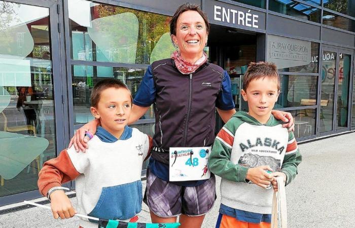 A Auray, 80 sportifs amateurs à la journée aquathlon-biathlon