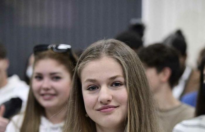 La princesse Leonor en escapade avec ses parents pendant son week-end à l’Académie navale