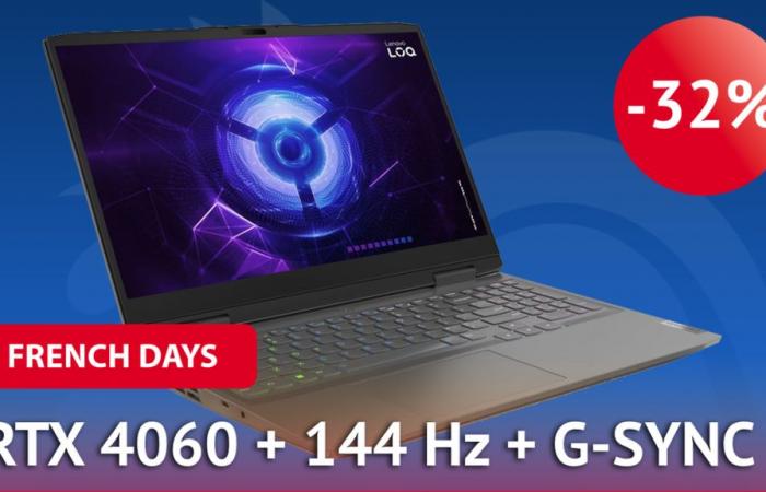 Pour les French Days, ce PC portable gamer Lenovo équipé d’une RTX 4060 est en promotion -32% à la Fnac !