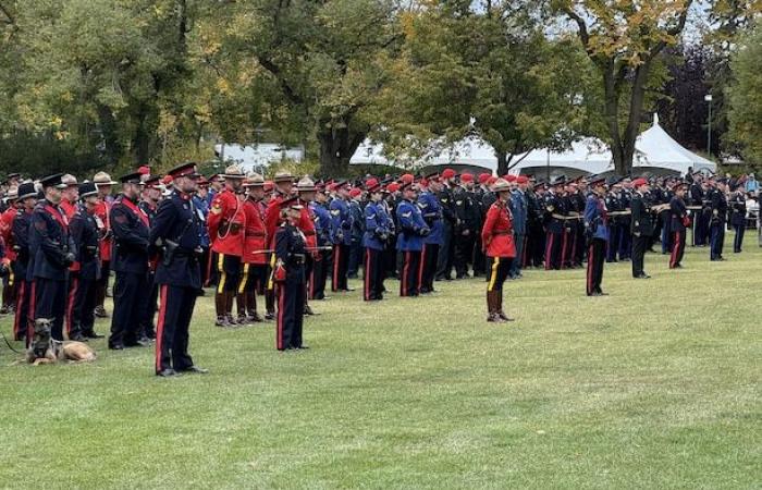 Un hommage aux policiers de l’Alberta décédés dans l’exercice de leurs fonctions