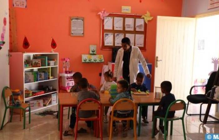 L’unité d’éducation préscolaire Talmazoun à Tan-Tan, un projet pilote de l’INDH au service de la petite enfance