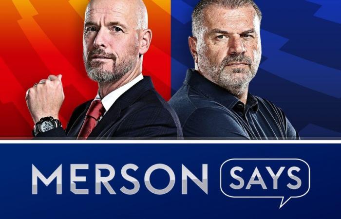 Paul Merson dit : le patron des Spurs, Ange Postecoglou, n’est pas sous pression mais le patron de Man Utd, Erik ten Hag, l’est