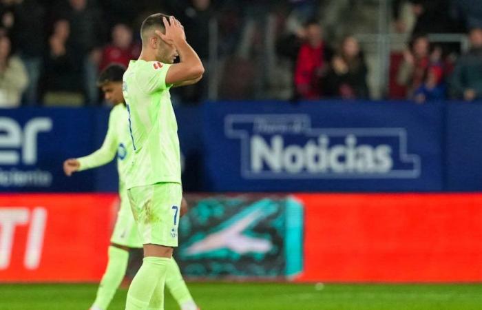 Première défaite du Barça en championnat