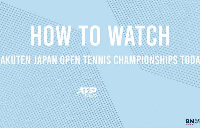 Programme des championnats de tennis Rakuten Japan Open du dimanche 29 septembre : matchs et informations sur la diffusion télévisée/en direct