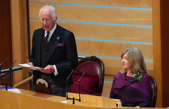 Le roi Charles III célèbre les 25 ans du Parlement écossais