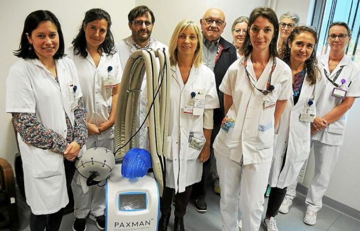 A Vannes, la Ligue contre le cancer a cofinancé deux casques réfrigérants pour le centre hospitalier