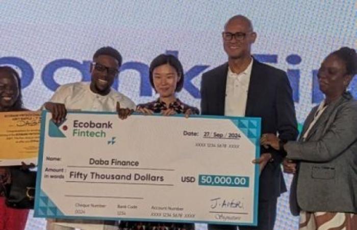 La fintech ivoirienne Daba Finance remporte le Ecobank Fintech Challenge 2024