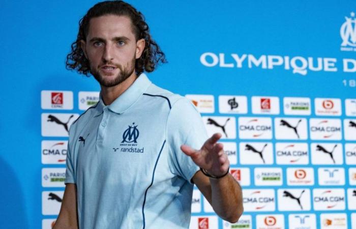 Le groupe de Roberto De Zerbi avec Adrien Rabiot