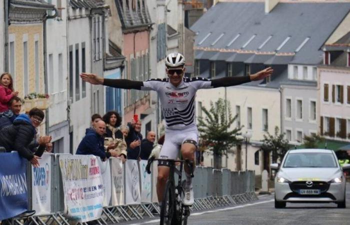 Ilan Larmet s’impose après une échappée de 130 km, triplé de Dinan