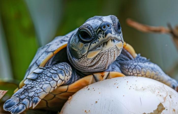 des bébés tortues bien protégés