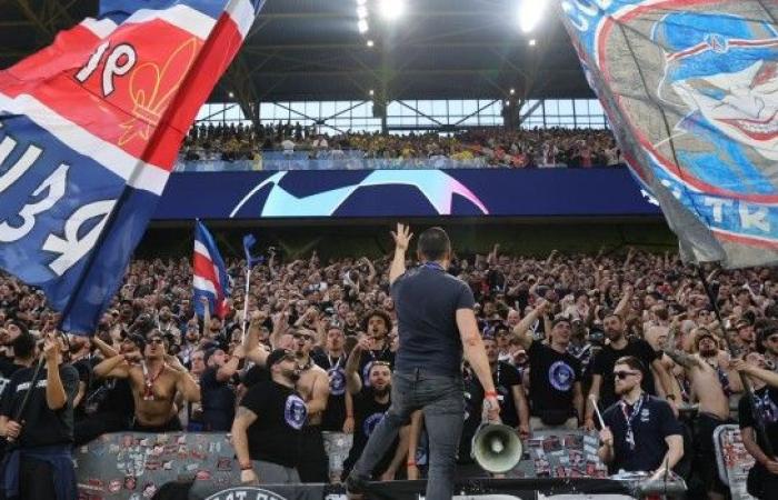 De nombreux supporters du PSG à l’Emirates Stadium